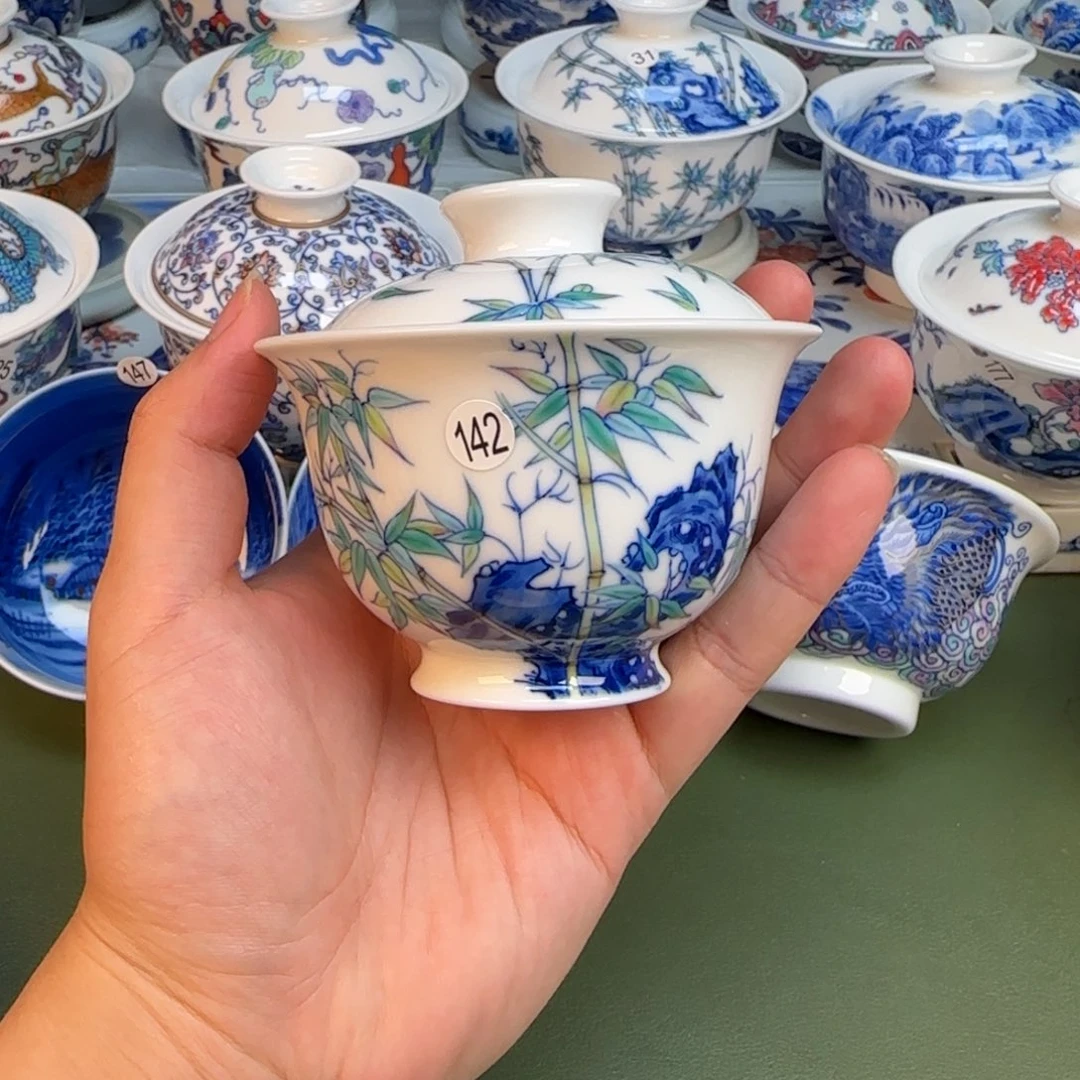 彦祖纯手工手绘茶具142