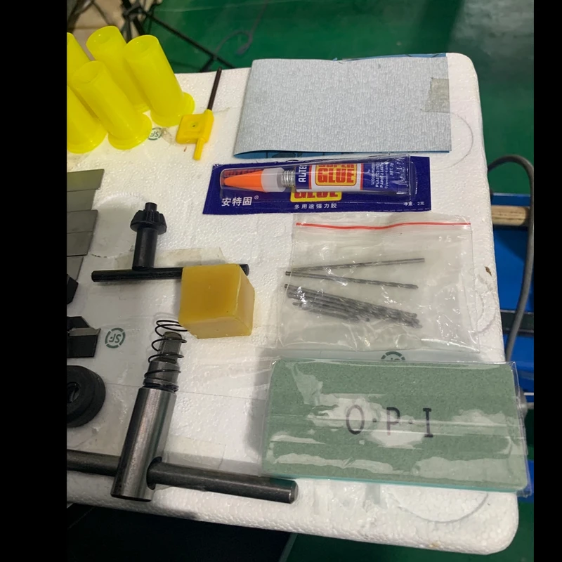 上海同修杆机赠品链接车床专用修边工具器材球房工具一套16件套