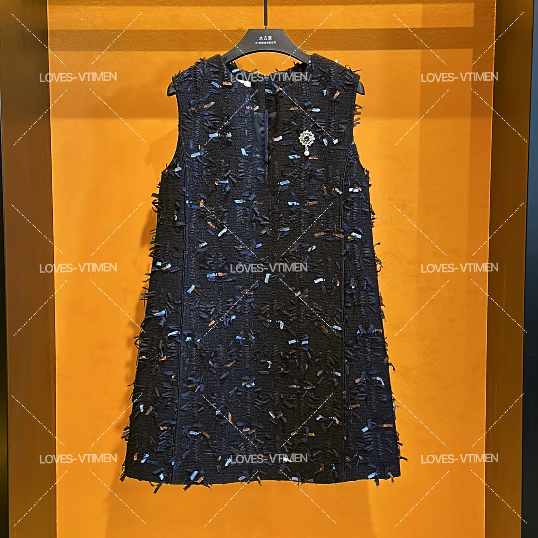 【泽天专属】赫本风短袖显瘦气质法式时尚长款连衣裙LOVES-A1608