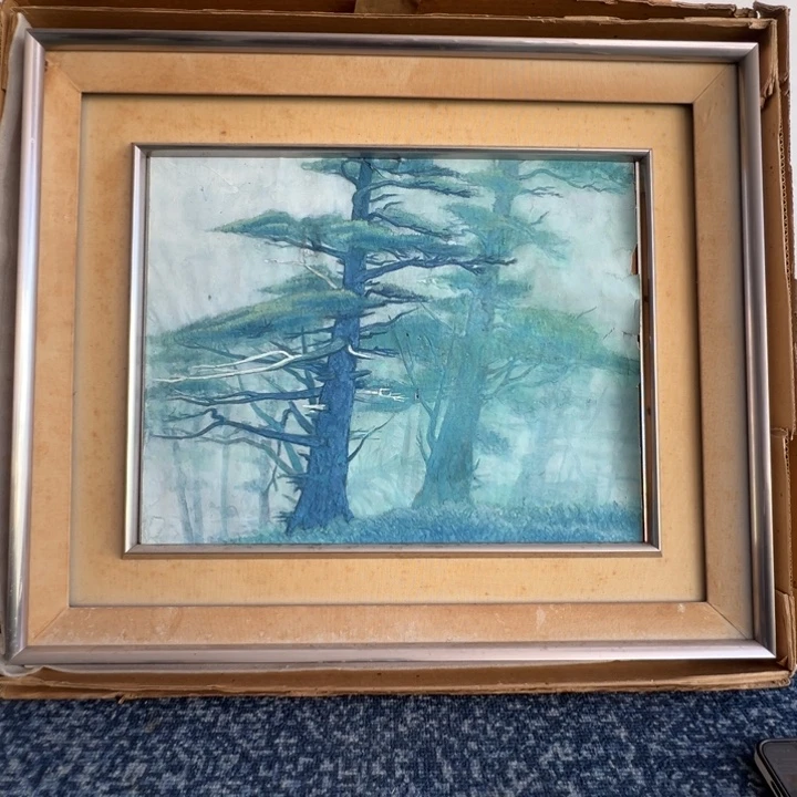 中古版画不退不换、微瑕