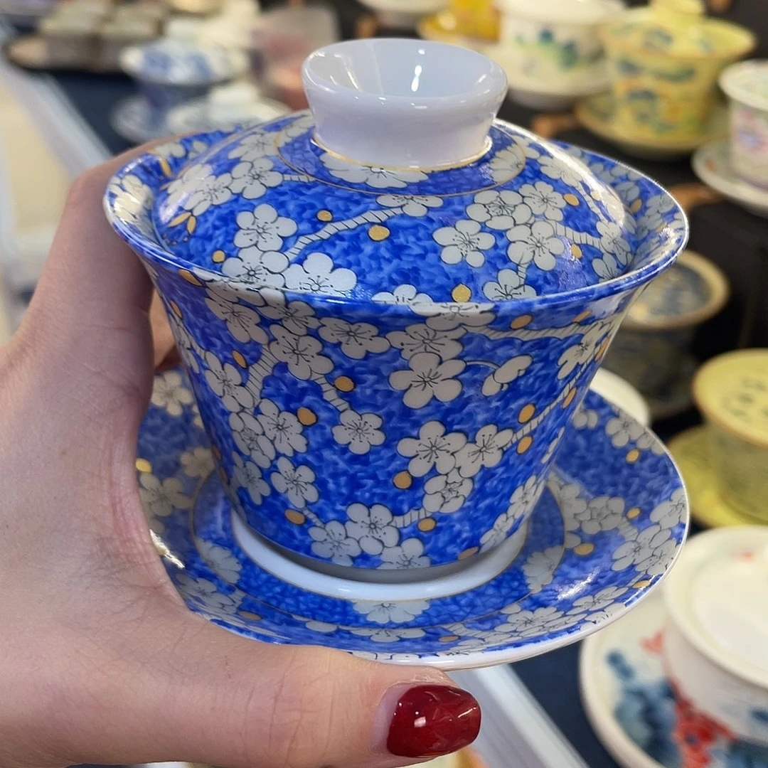 陶景德陶瓷盖碗茶具