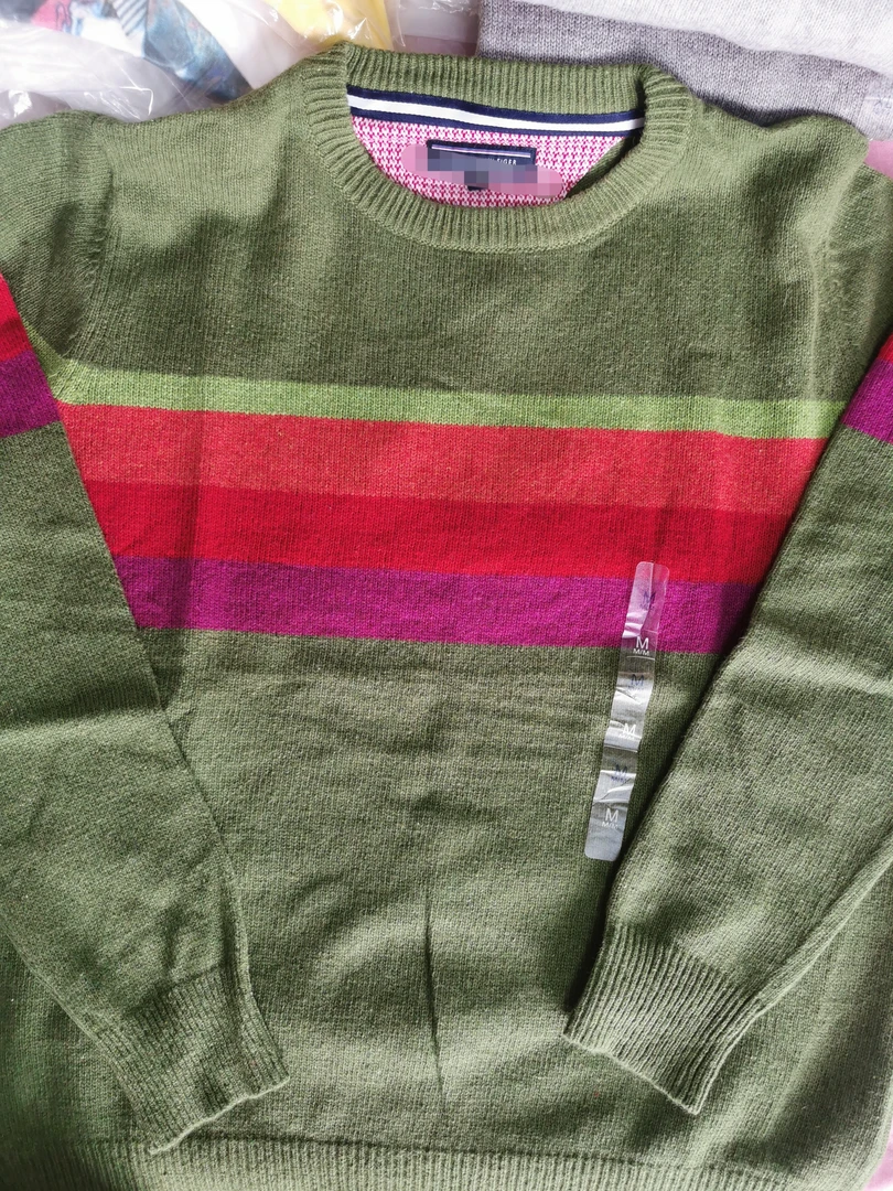 男女同款针织衫衫常规时尚休闲薄款衫条纹毛衣打底