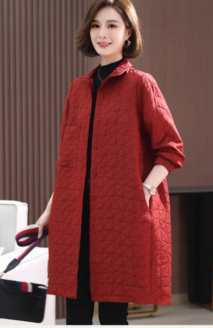 拉拉 冬季新款轻薄高端棉服外套女W41P25146