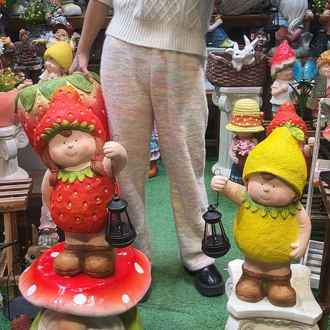 花园摆件红红火火