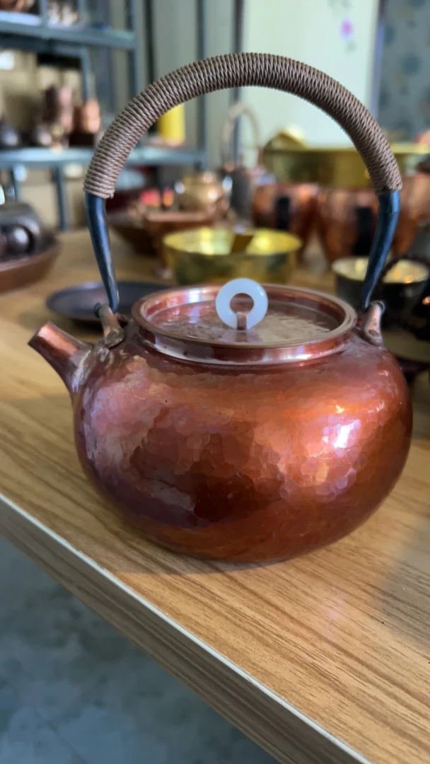 艺品坊纯手工烤色茶壶