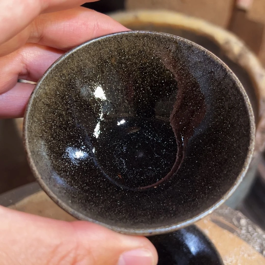 茶盏麦*捞开闽龙窑新年火标80