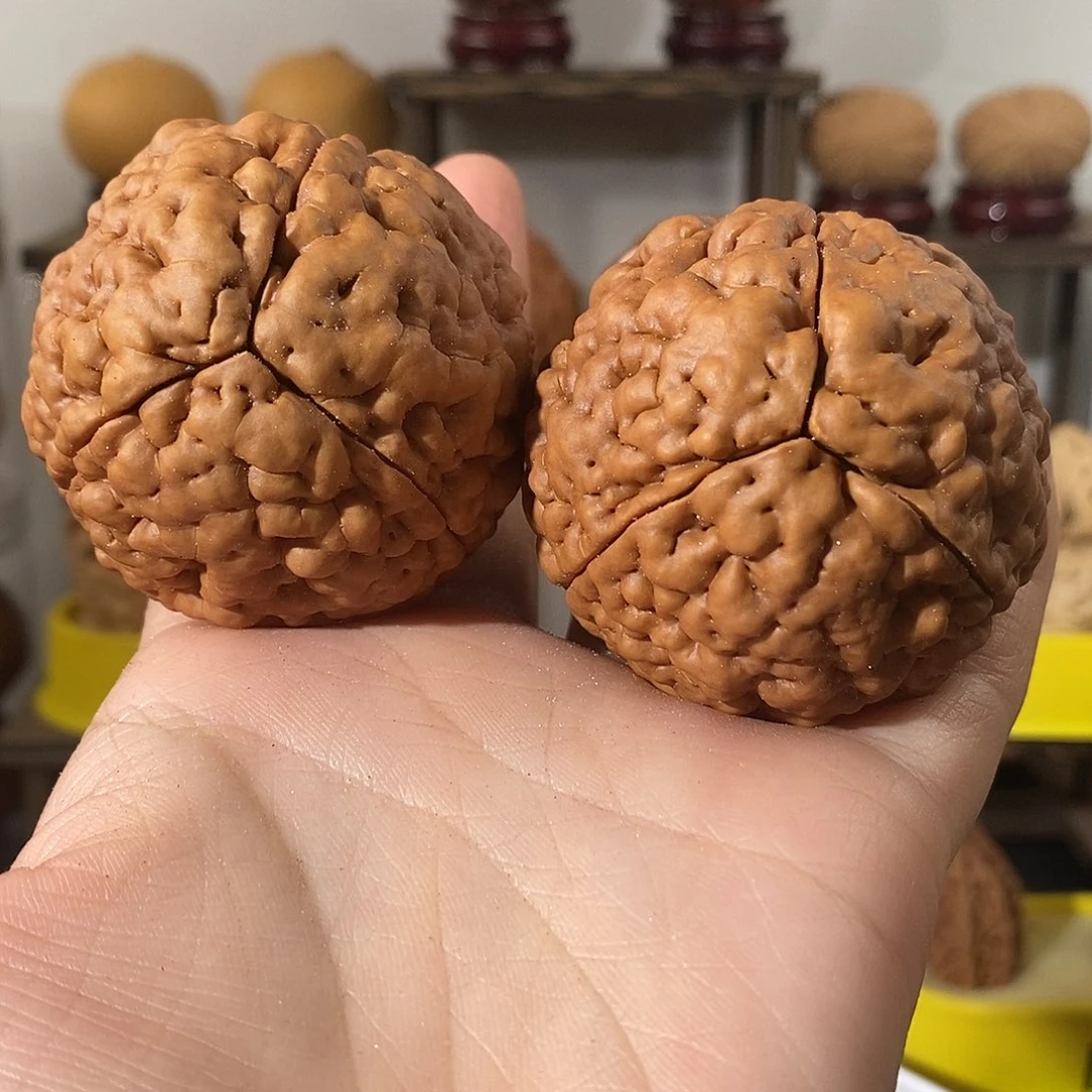 吊坠文玩核桃三瓣脑纹金刚5260