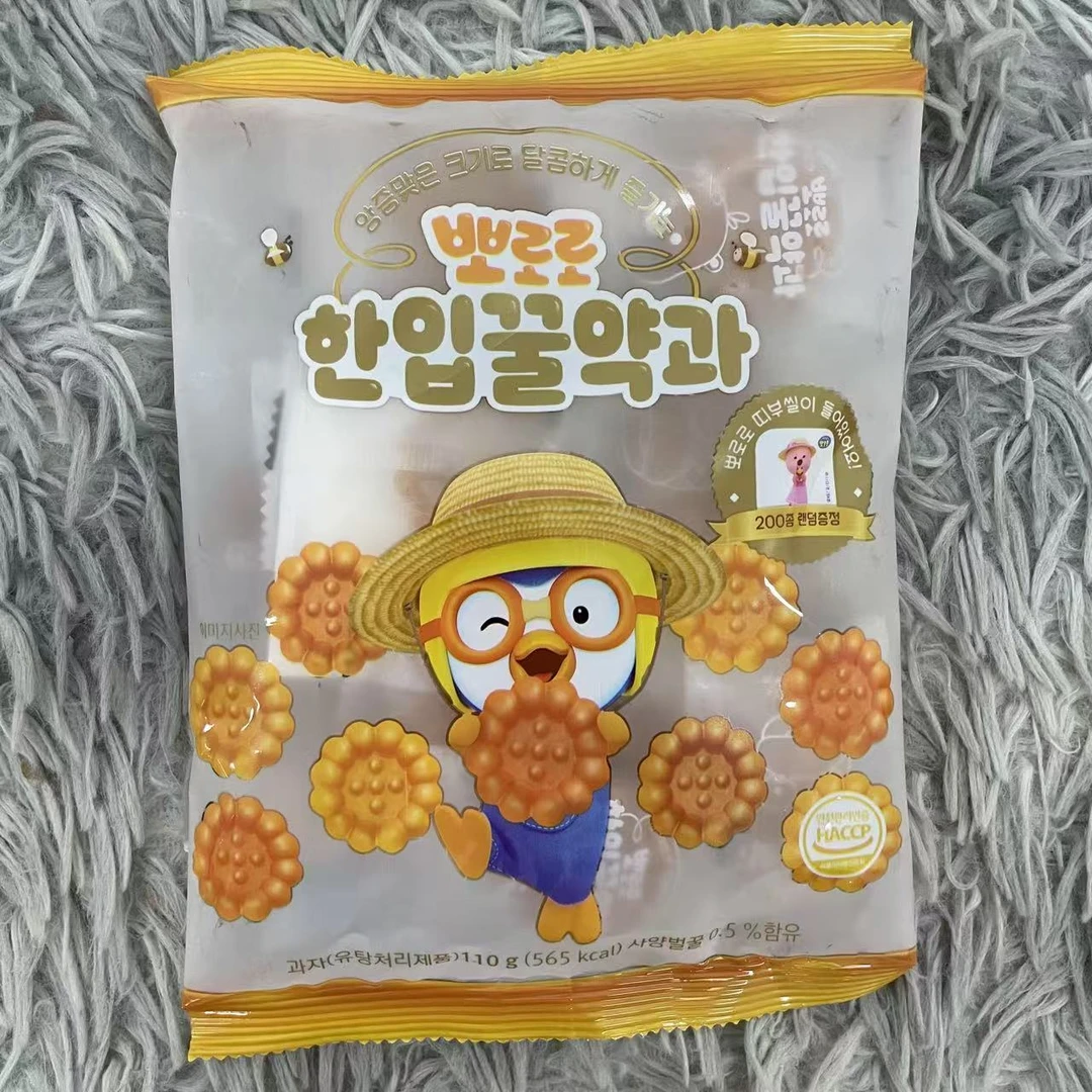 韩国进口啵乐乐蜂蜜味迷你蜜果（糕点）