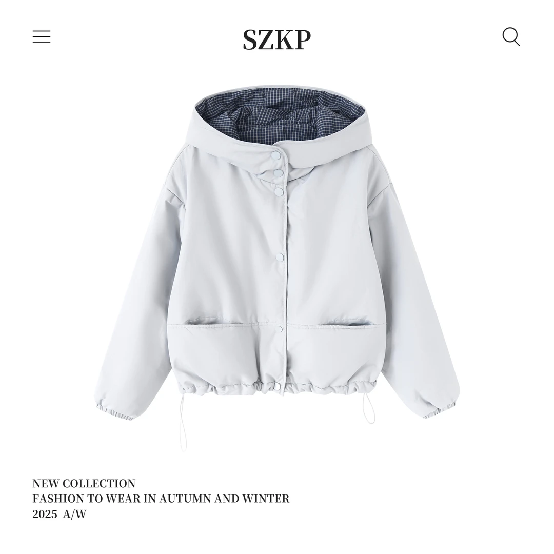 SZKP冬季新款女童保暖上衣中大童休闲时尚儿童加厚外套YNYD556366