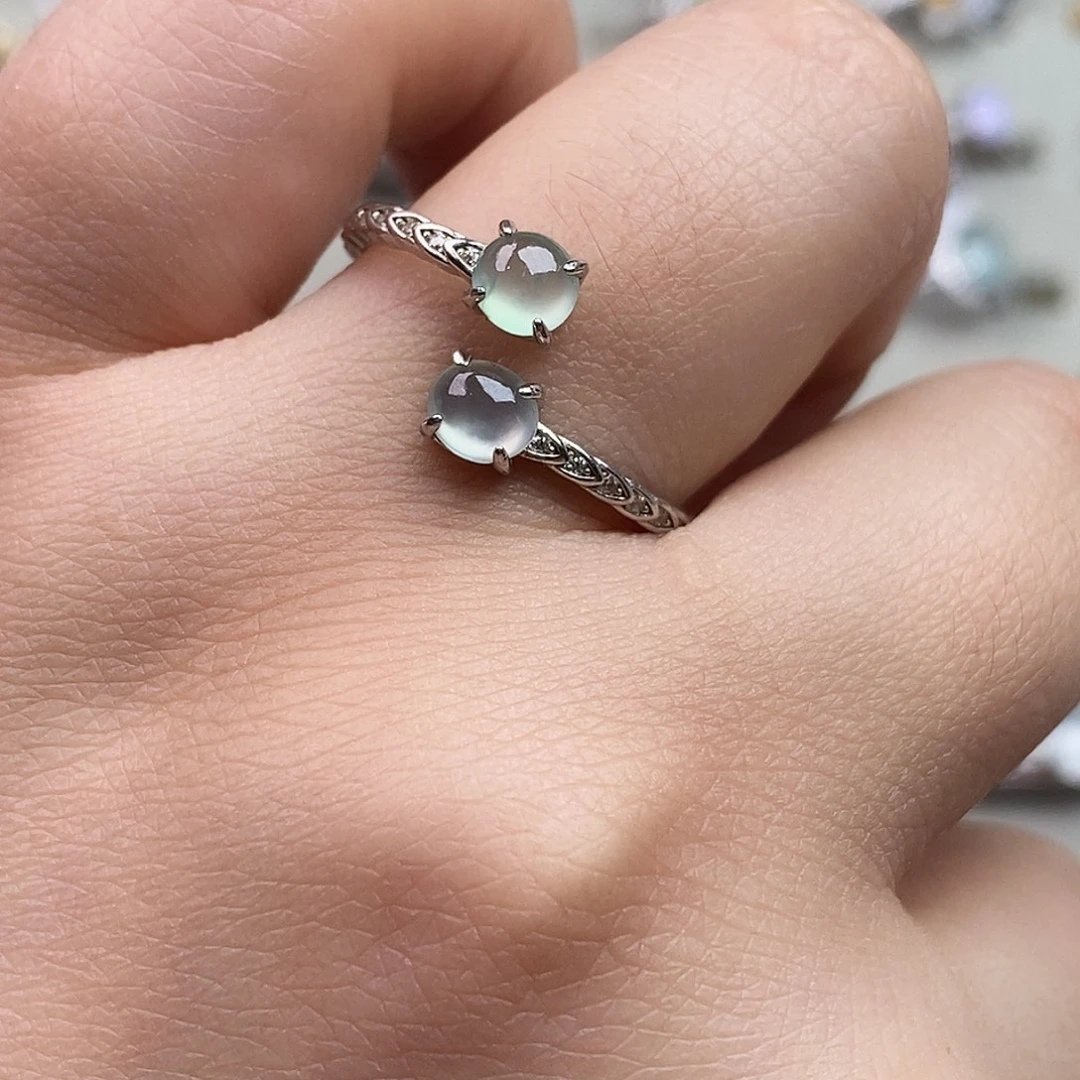 翡翠未镶嵌戒指翡翠