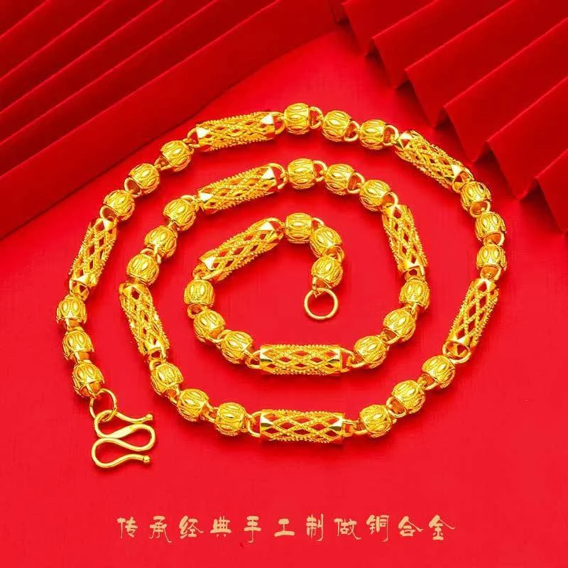 【抖音好物】卡8竹节镂空项链