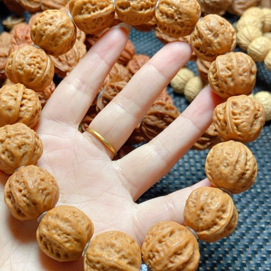 文玩核桃手串龙骨八棱