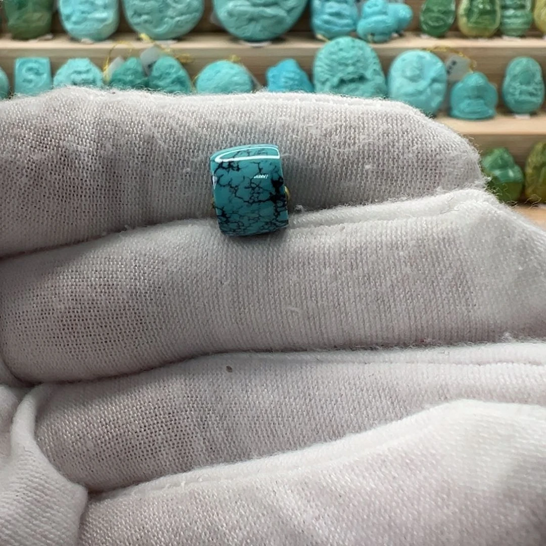 未镶嵌绿松石直切珠9.9x7.7mm