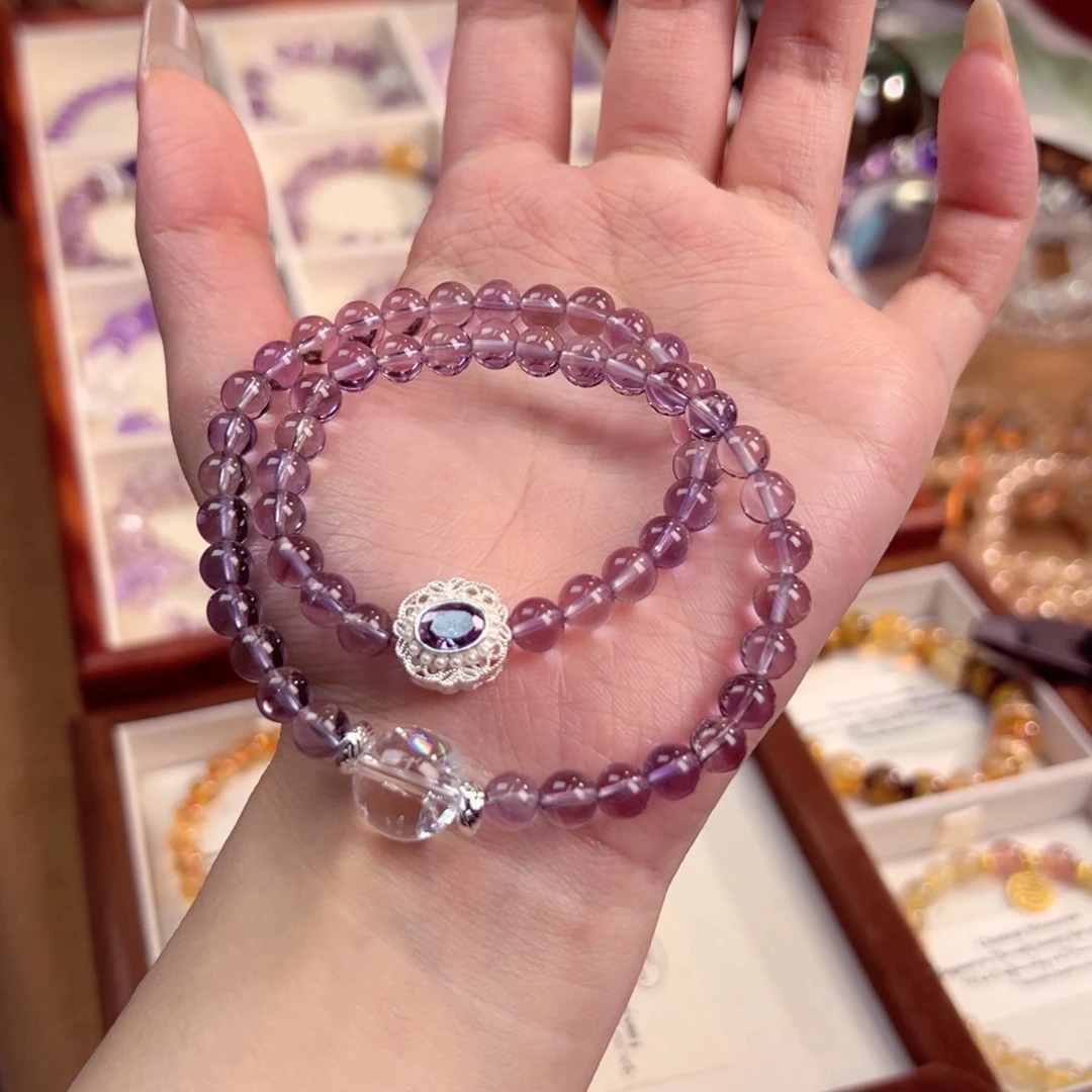 水晶手链未镶嵌紫水晶