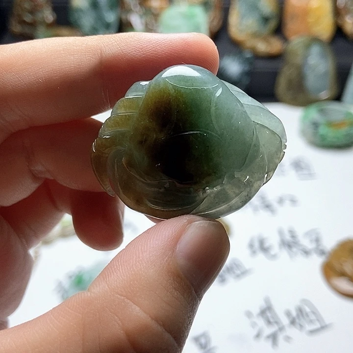 颈饰未镶嵌翡翠翡翠a货