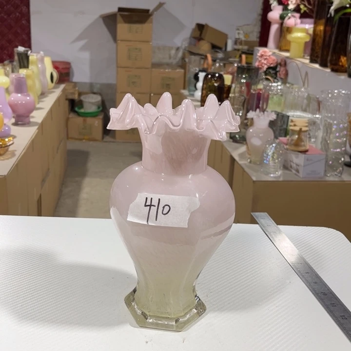 玻璃410一级琉璃高25口6玻璃花瓶嘎嘎好看