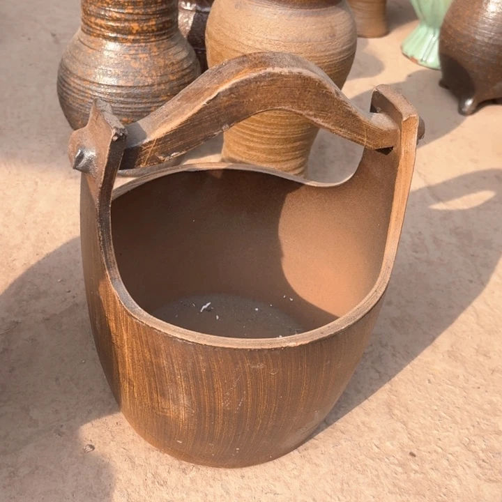 紫砂花盆微瑕21/29有孔