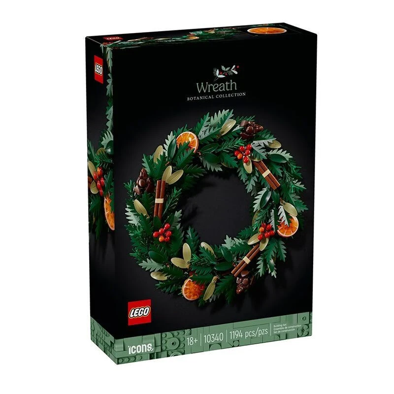 乐高LEGO积木 圣诞花环 10340 男女孩玩具礼物