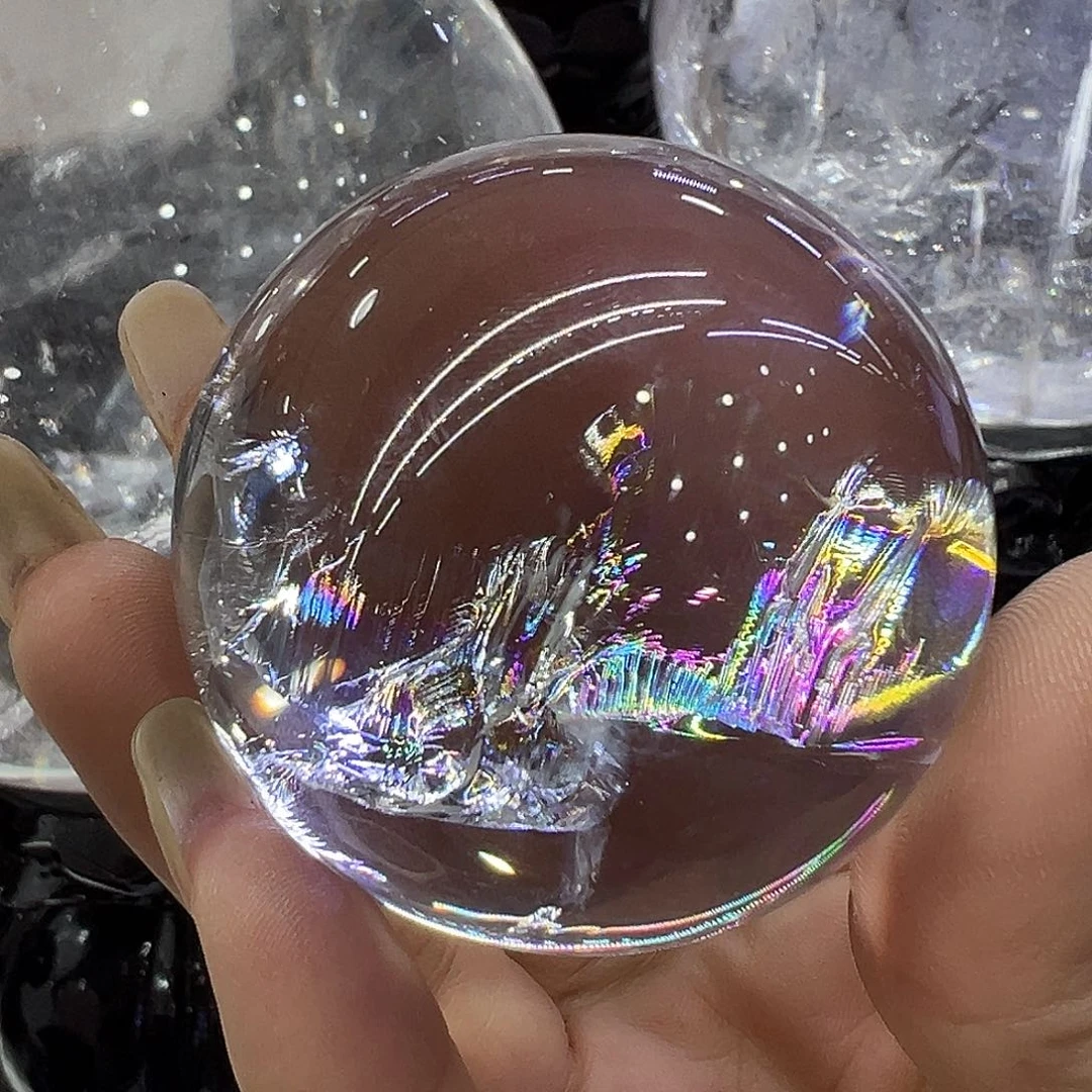 水晶水晶球摆件未镶嵌