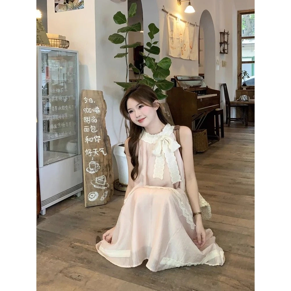 2025夏季气质套装连衣裙显瘦新复古风宅萌系富婆风春日慢人风