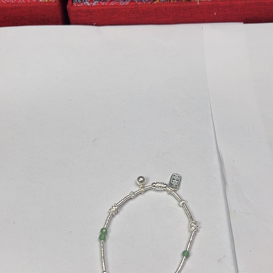 足银足银手工盘缠手链