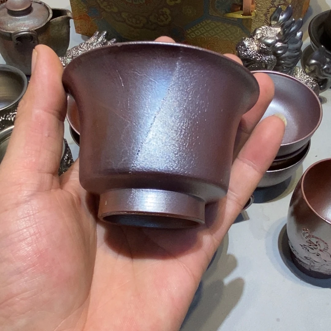 柴烧茶具陶瓷杯子