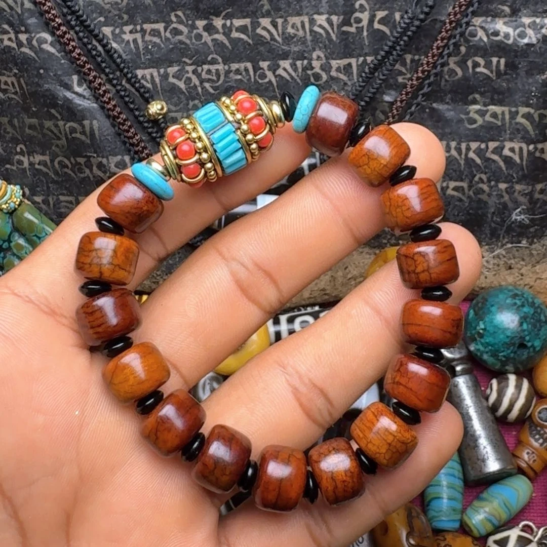 金刚菩提手串牦牛骨