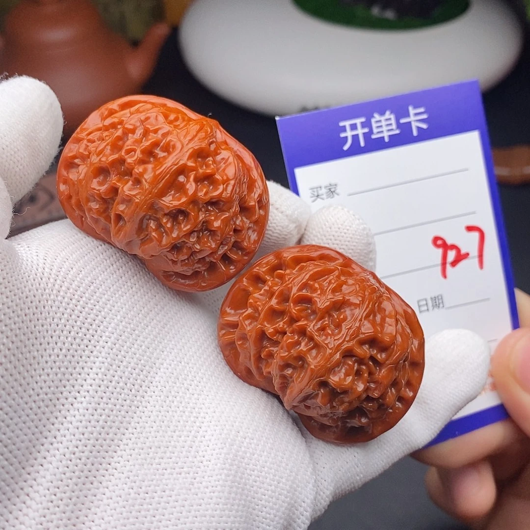 文玩核桃把件45宫灯927