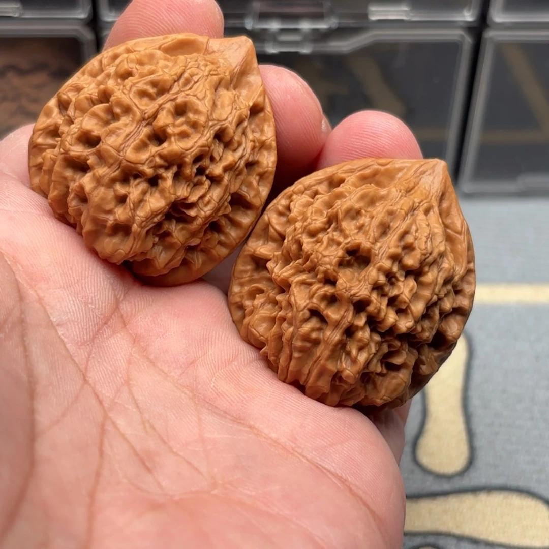 文玩核桃把件智**乐官帽39