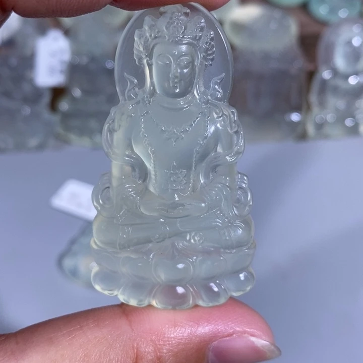 未镶嵌岫玉颈饰吊坠