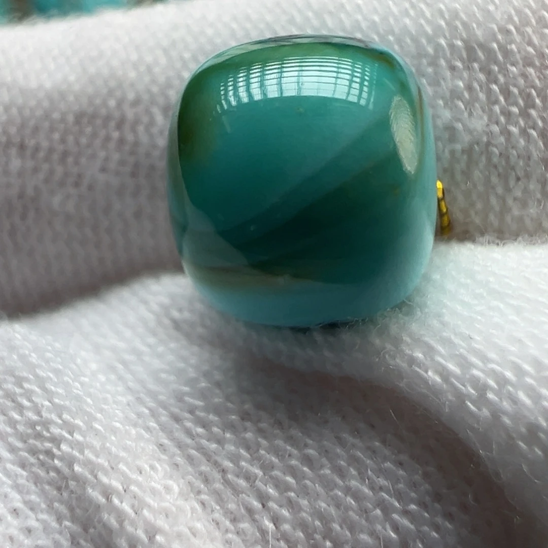 绿松石未镶嵌配饰8.5×7.5