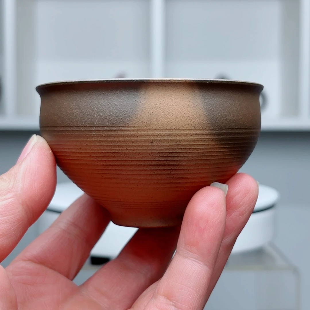 紫砂茶壶龙窑柴烧紫砂杯150cc