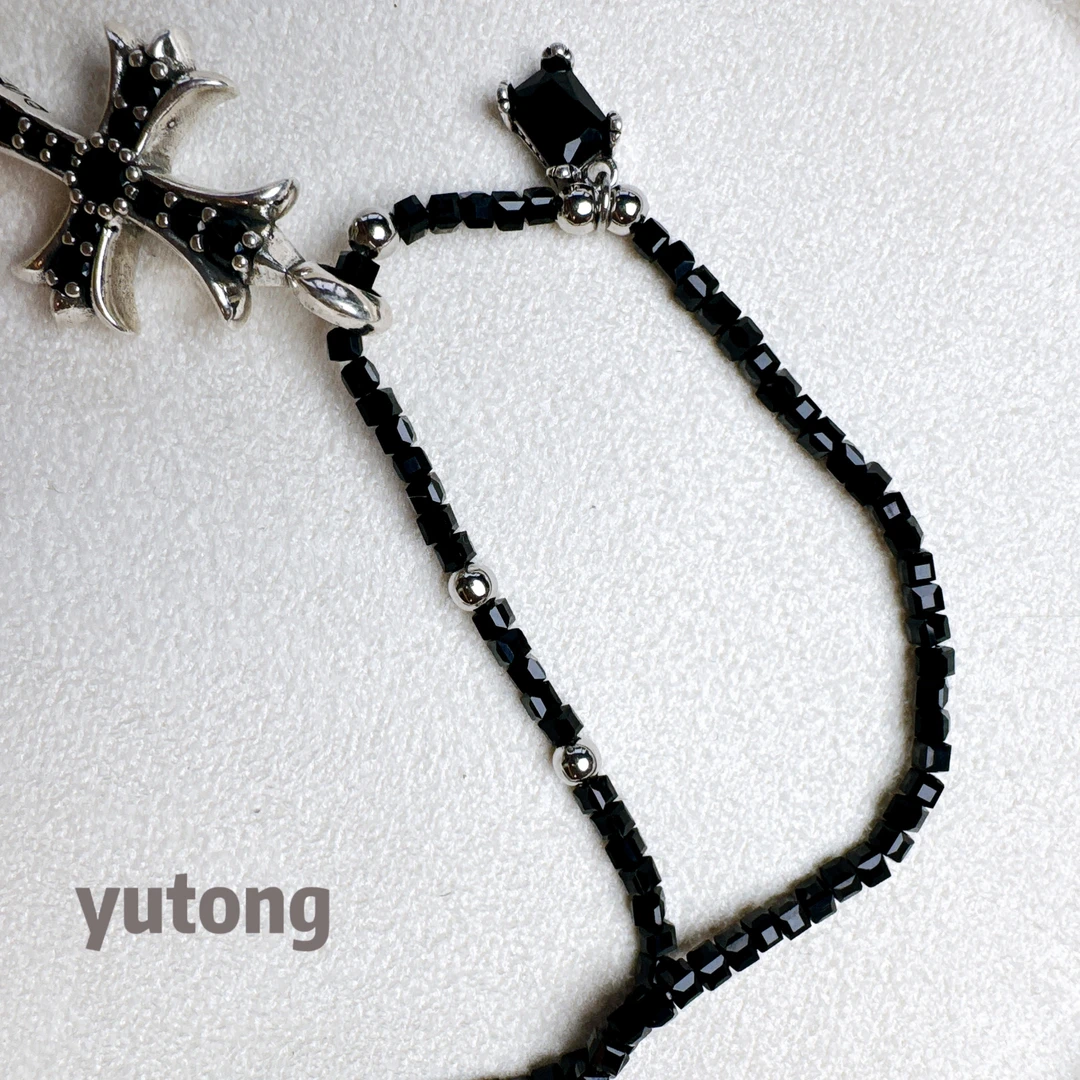 铜合金仿水晶项链 【雨桐轻奢饰品】设计款项链YT01314