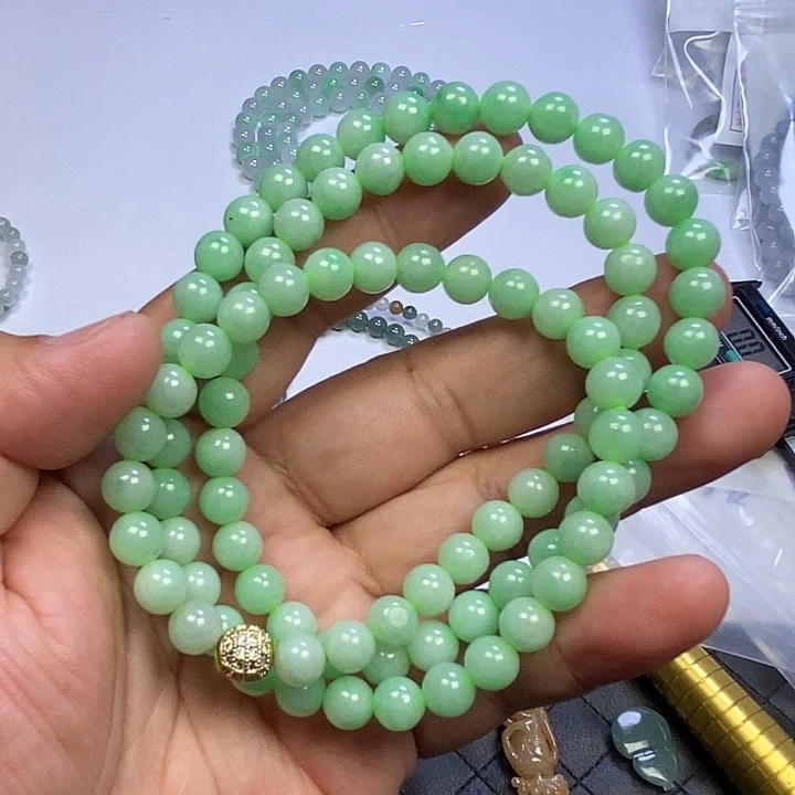 定制翡翠未镶嵌毛货需要抛光请慎拍