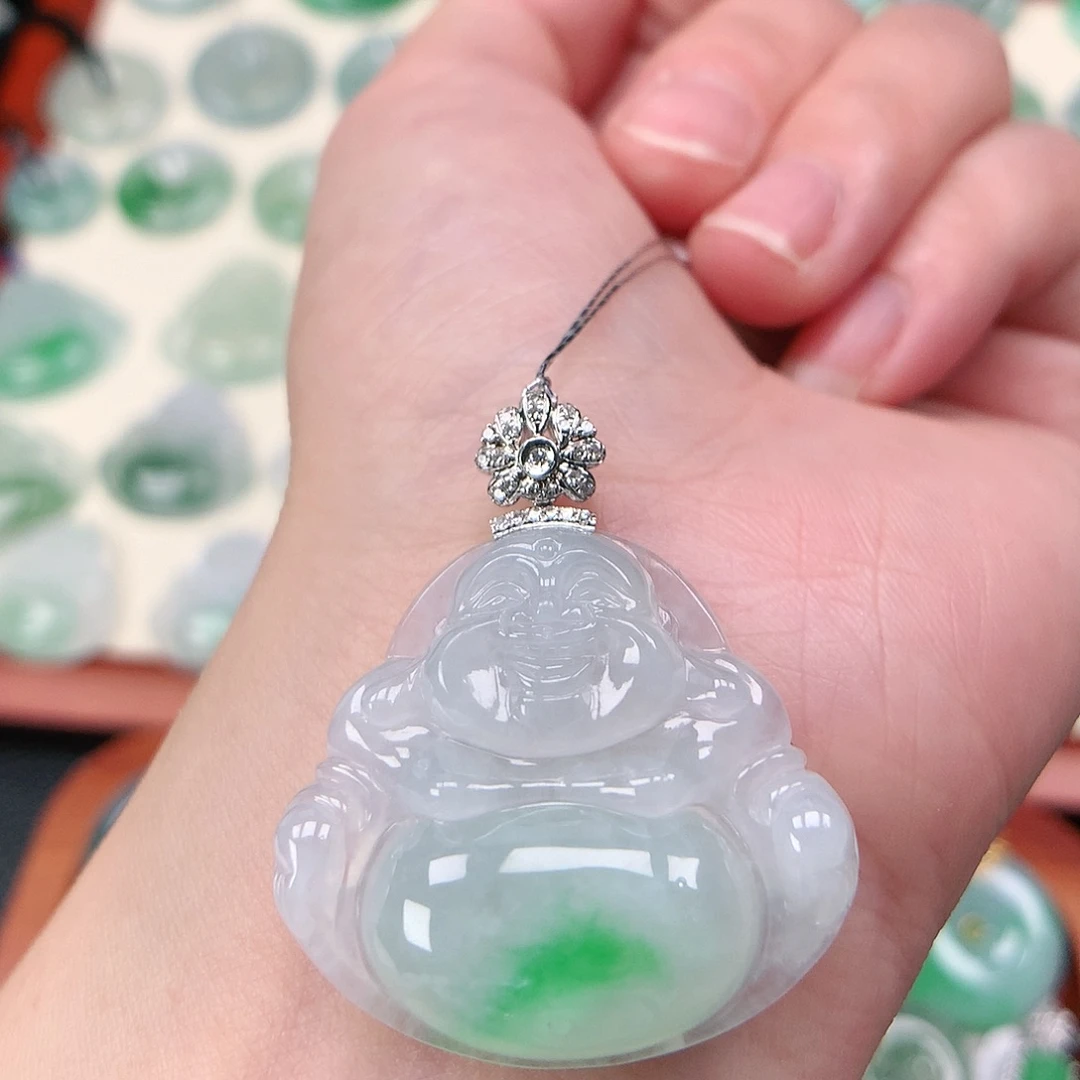 翡翠未镶嵌颈饰吊坠