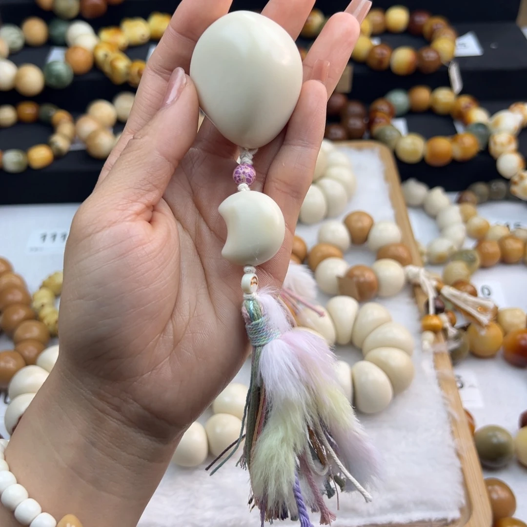 白玉菩提手串牙果