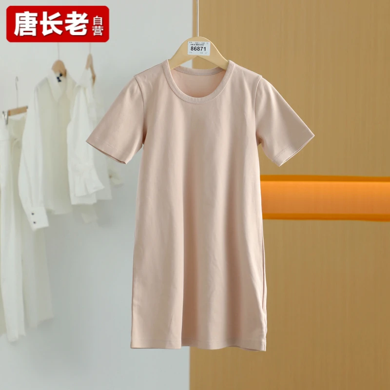 【半价q仓-唐长老自营】货号86871童装新款百搭短袖连衣裙JTZ