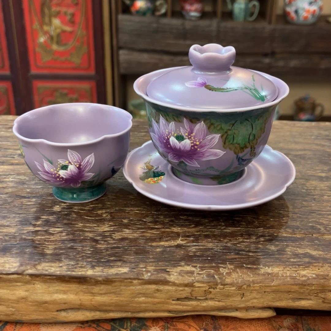 柴烧手工手绘陶瓷