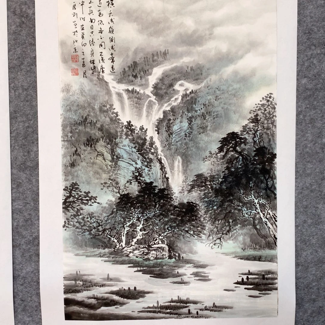国画山水作品写意