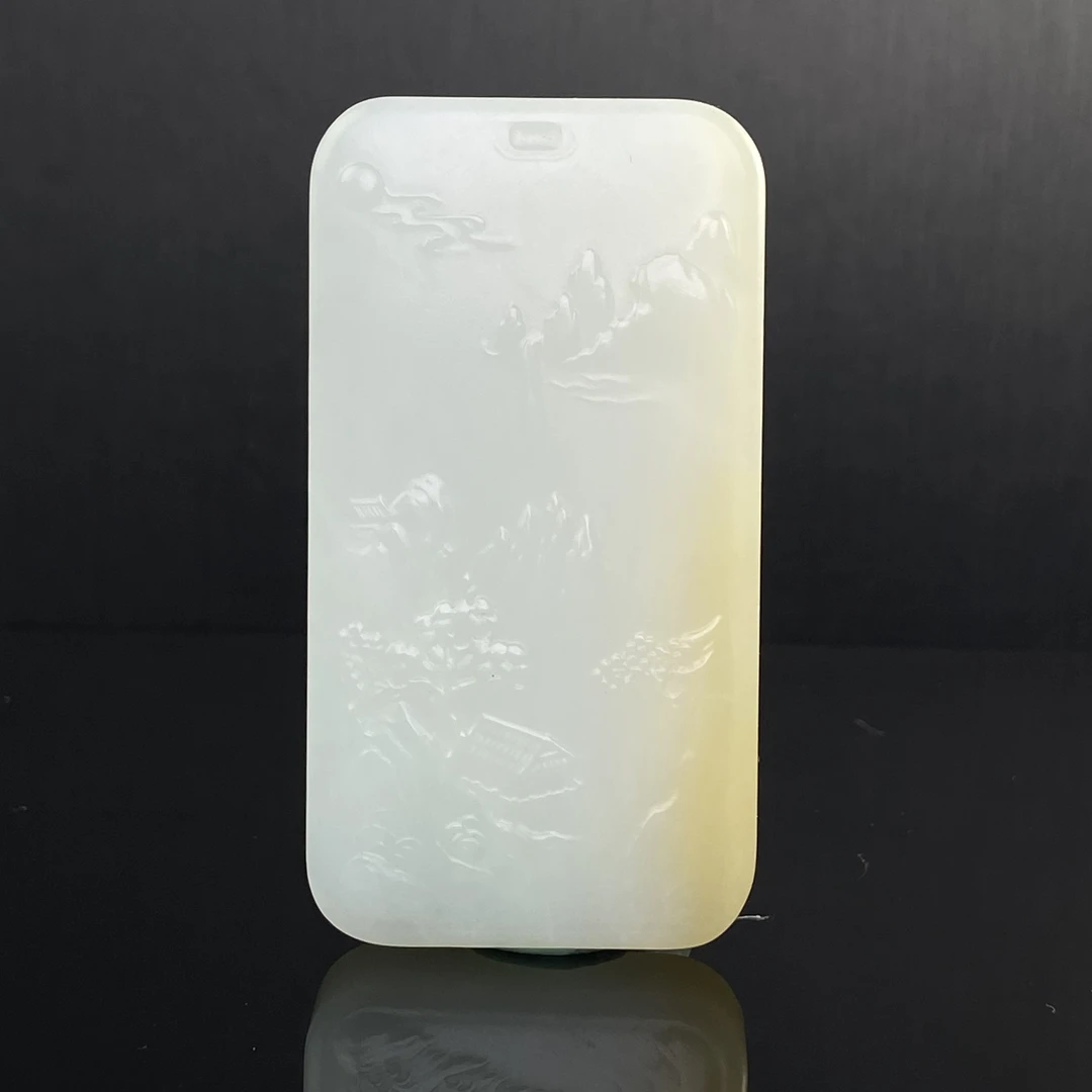 QW5019DX 和田玉 林间烟云/朵云轩