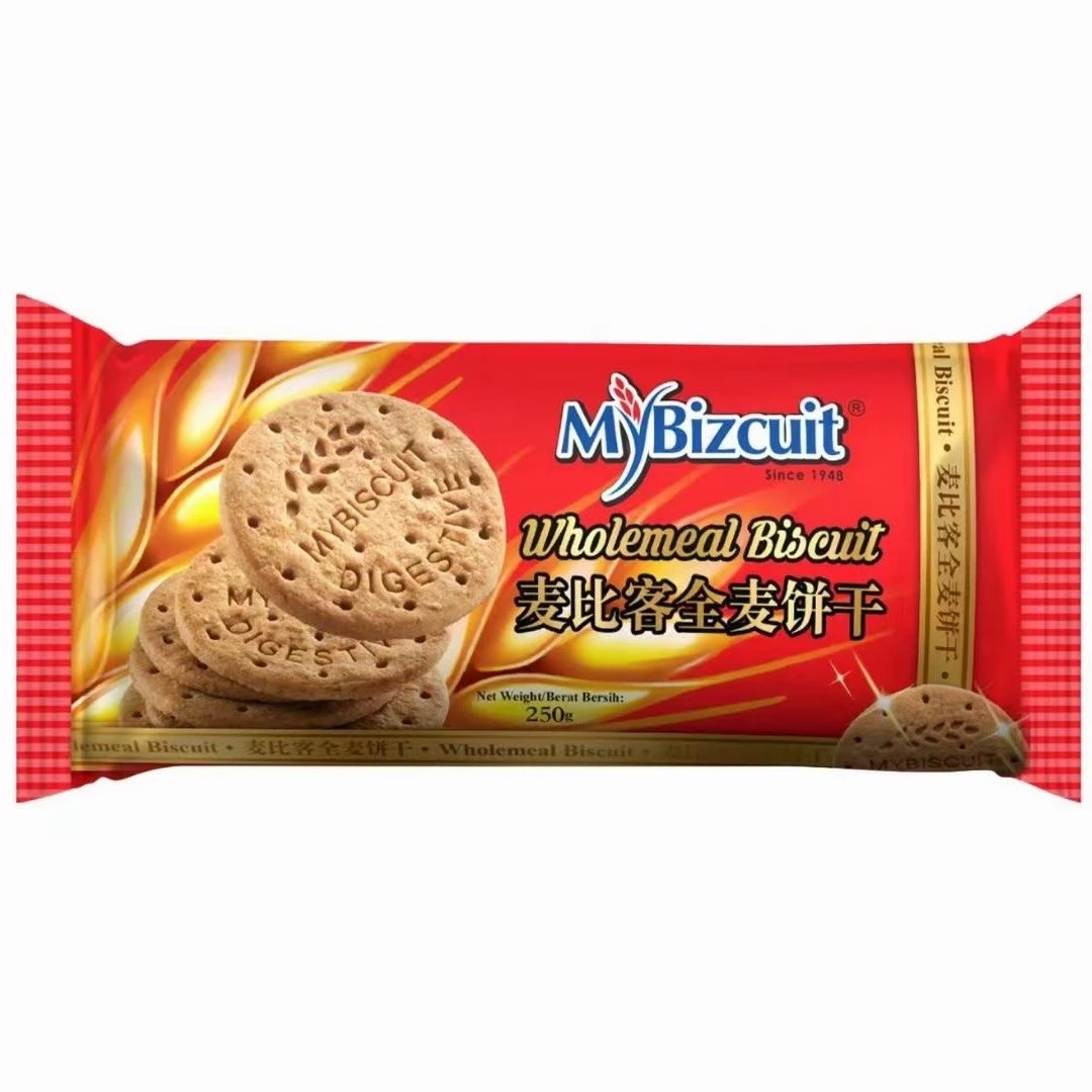 【保质期至10月】麦比克全麦饼干250g×2包
