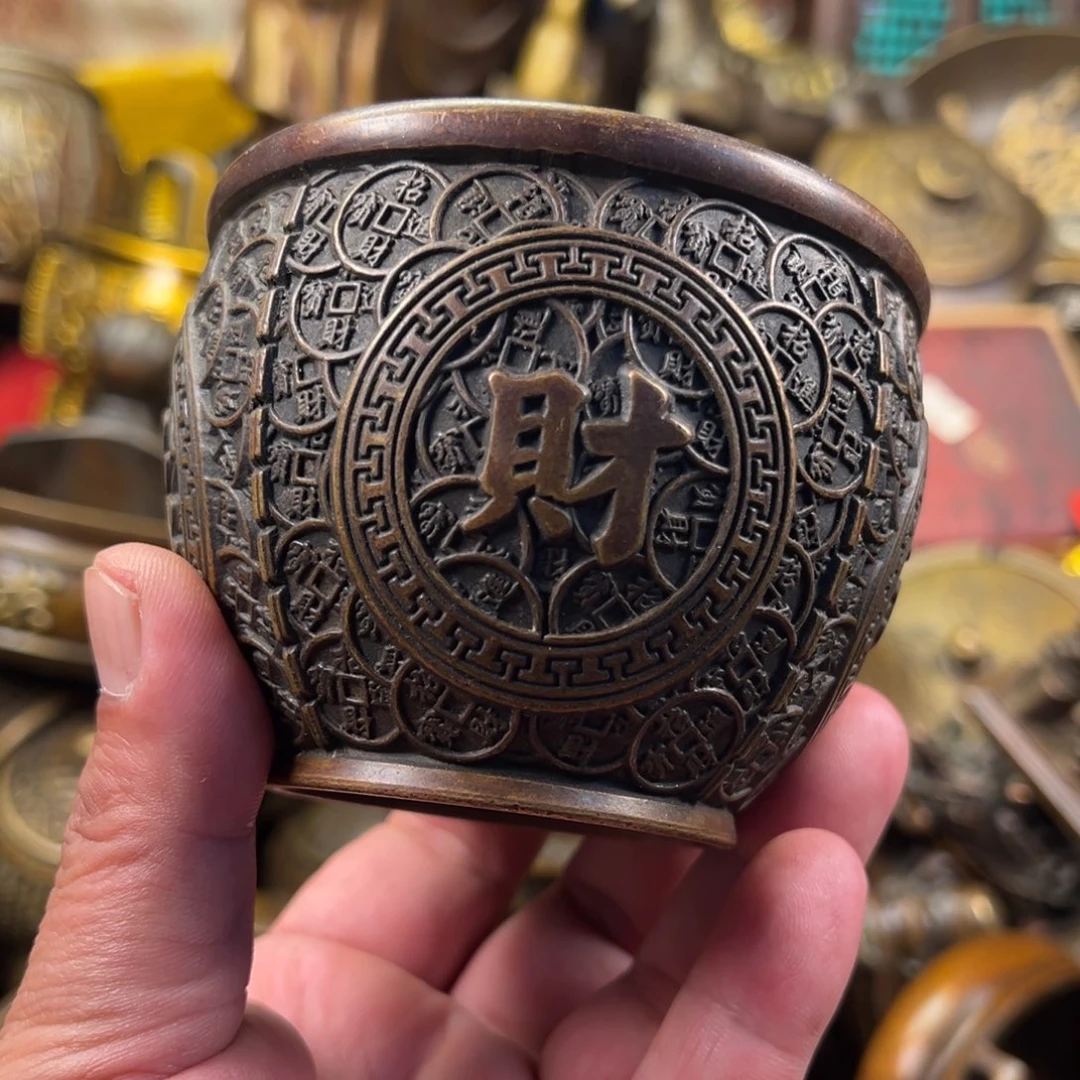 茶壶香炉铜器摆件