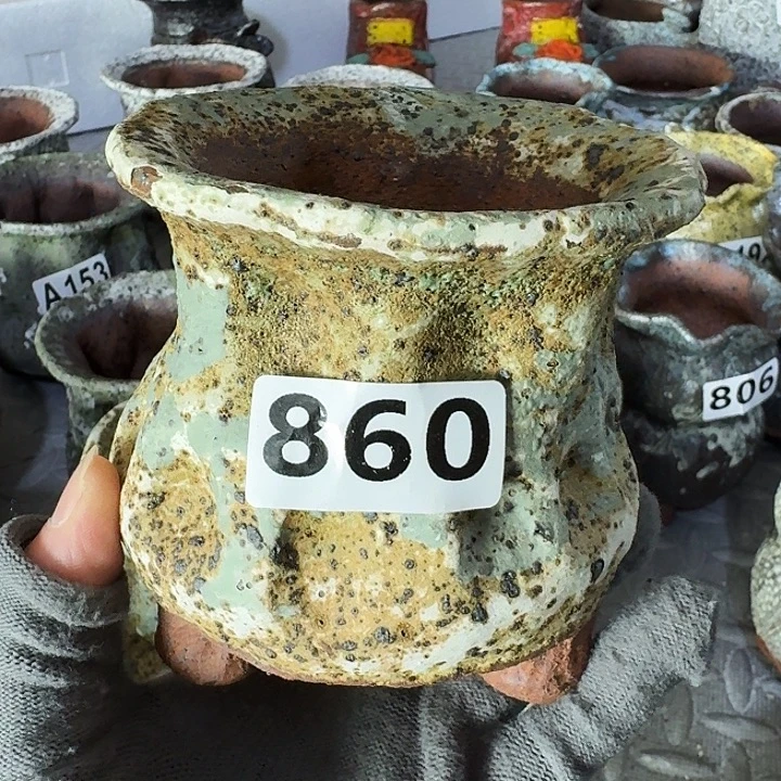 内口6高10粗陶手工