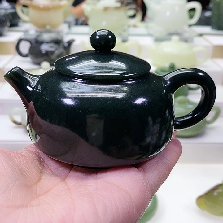 未镶嵌和田玉挂件茶壶170m l