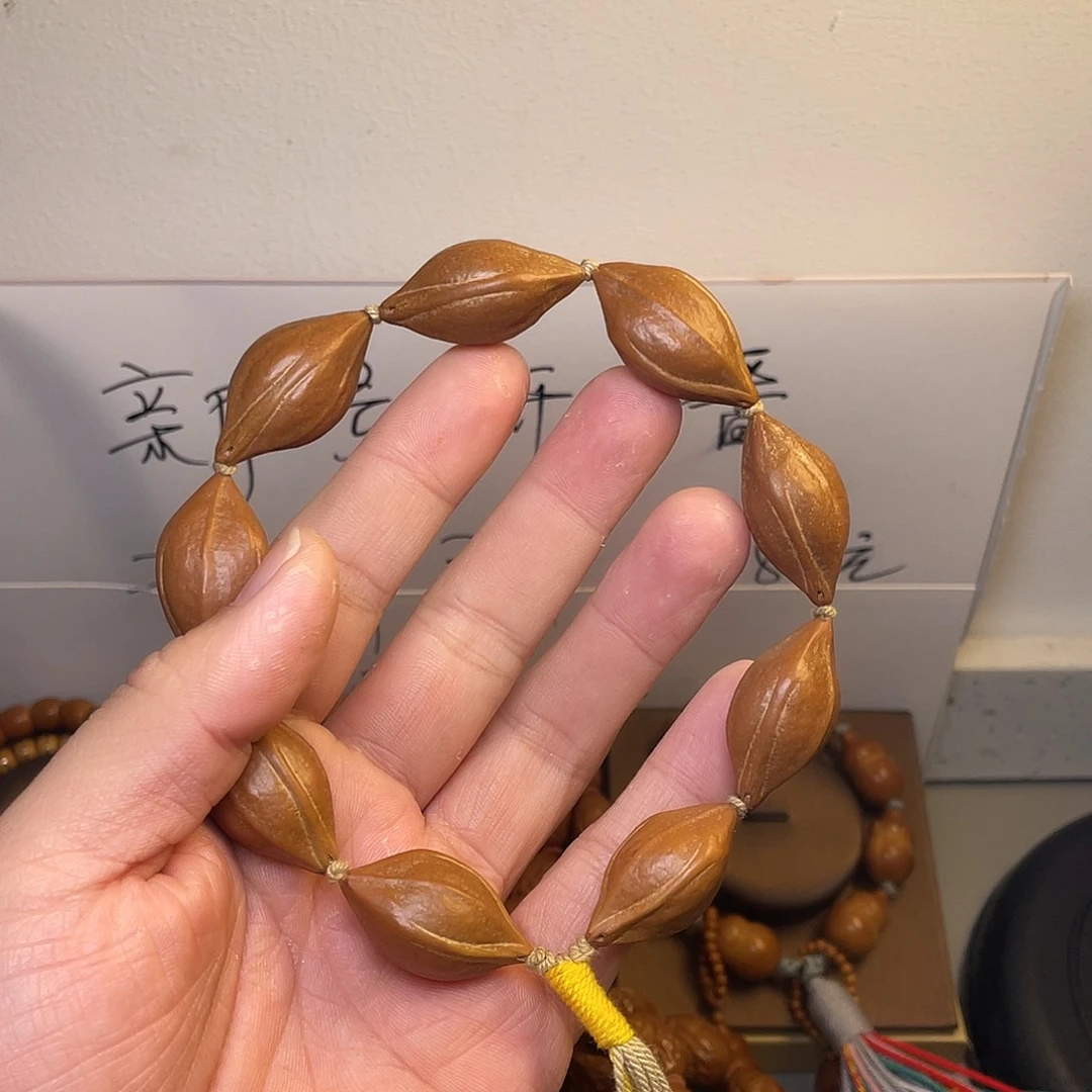 橄榄核手串/手链1730柳叶爆红