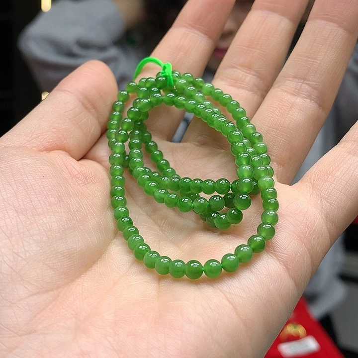 和田玉（碧玉）配饰未镶嵌梨****)