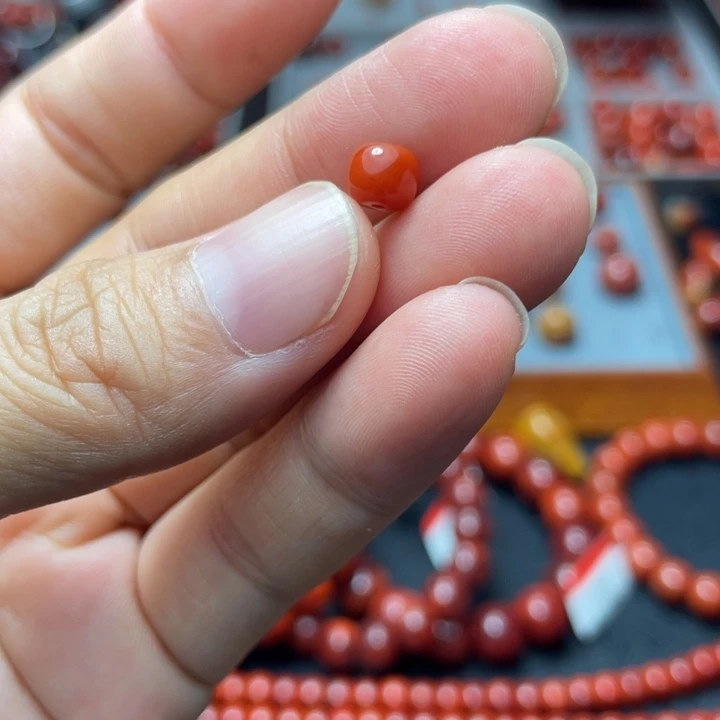 南红玛瑙未镶嵌单珠多样性发1   6