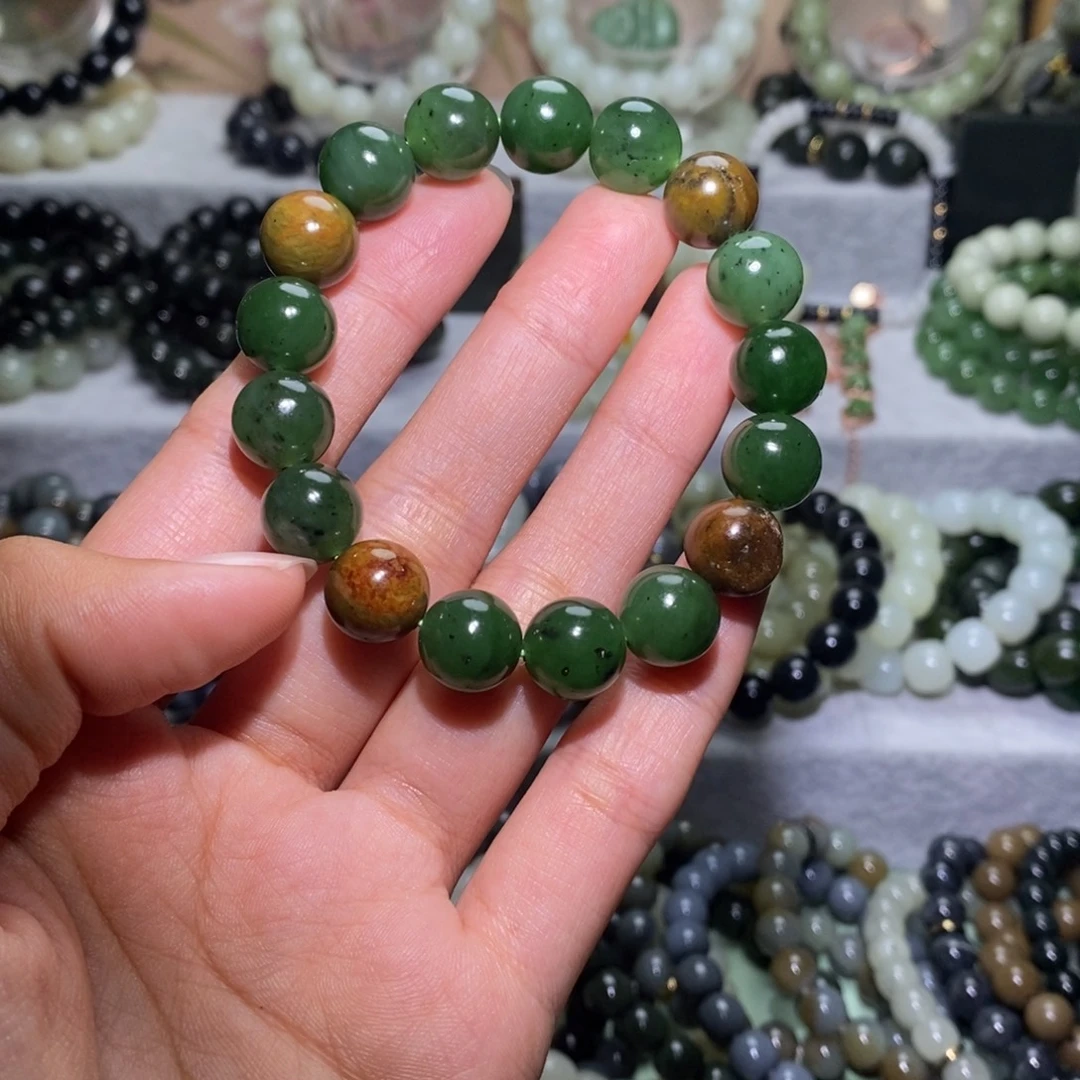 和田玉未镶嵌手链