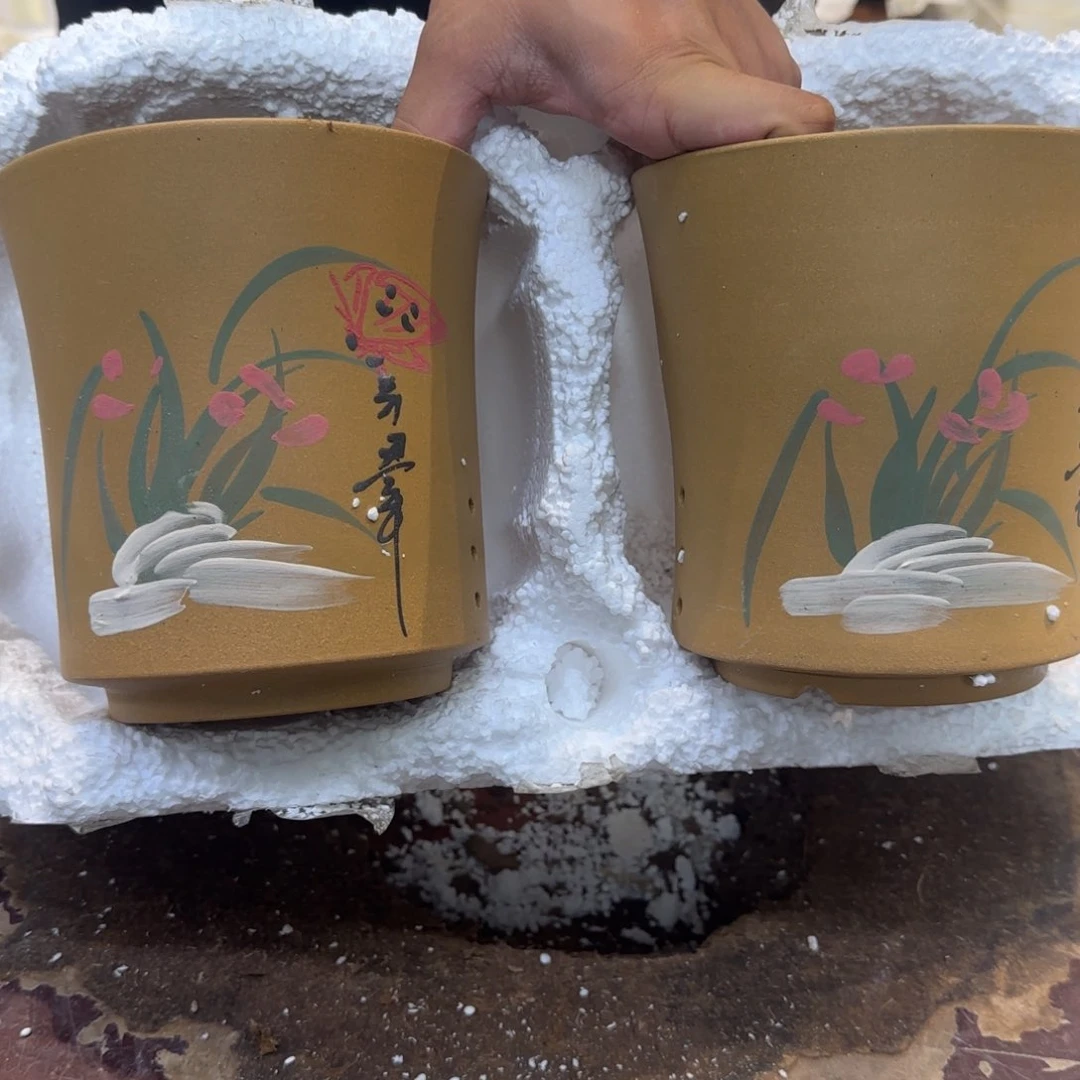 紫砂花盆口径114.15口径