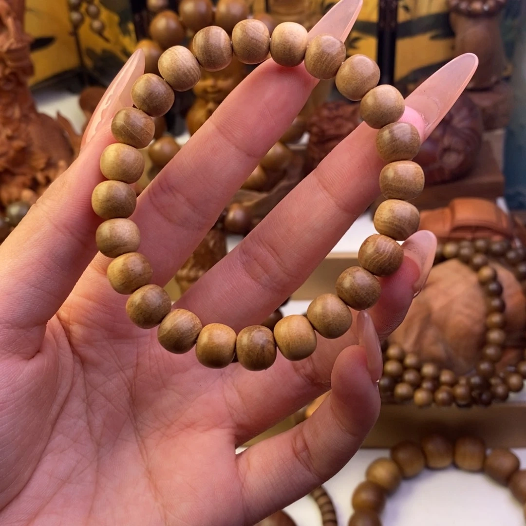 手串/手链檀香木正区老山檀0809单圈微瑕